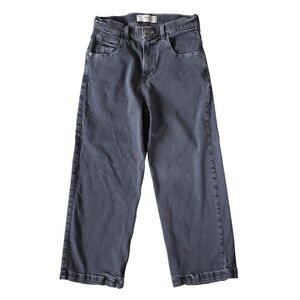Hollister Super Baggy Jeans Mens 31x30 (32x28 Actual) Washed Black Skater Grunge